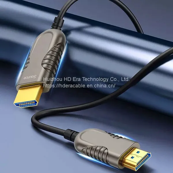 4k60hz 18gbps Hdmi 2.0 Optical Fiber Cable 10m 15m 20m 30m 50m 100m Hdmi Fiber Optic Aoc Cable HD1070 photo-3
