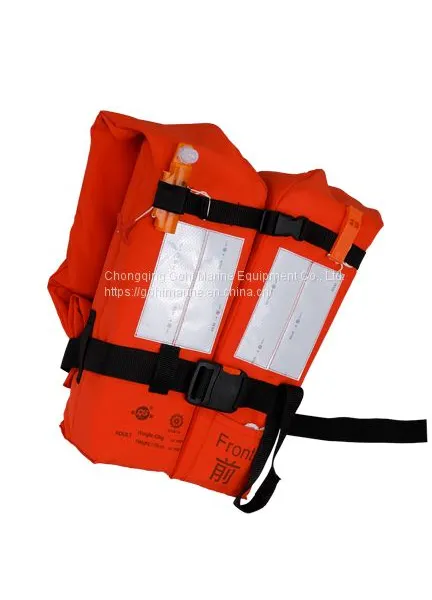 MED Approved SOLAS 150N Foam Work Life Jacket Vest photo-2