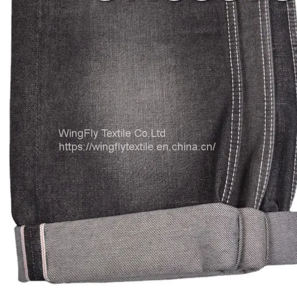 12oz High Quality Clothing Materials Cotton Left Twill Selvedge Denim Fabric for Jeans Jacket photo-4