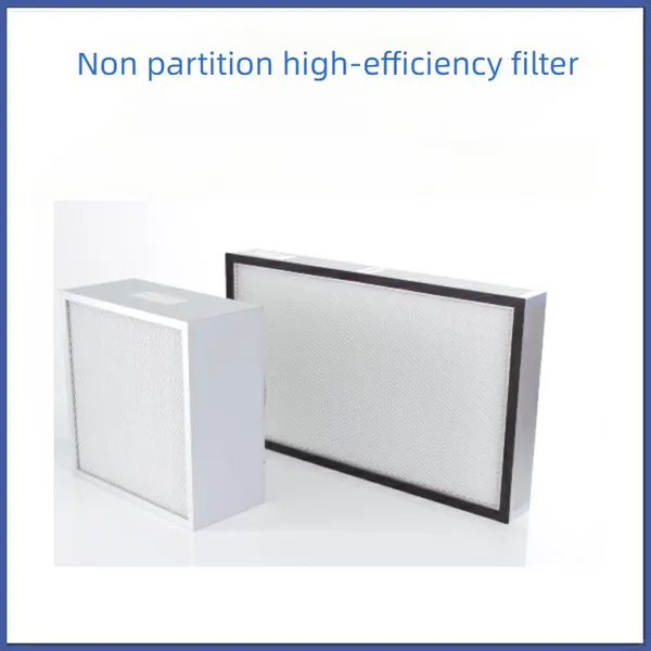 Aluminum Frame High-efficiency Filter Without Partition photo-2