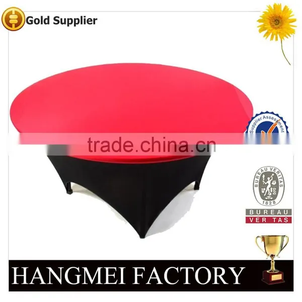 Spandex And Polyester Fabric Wholesale Stretch Table Cover HM-ZB53 photo-6