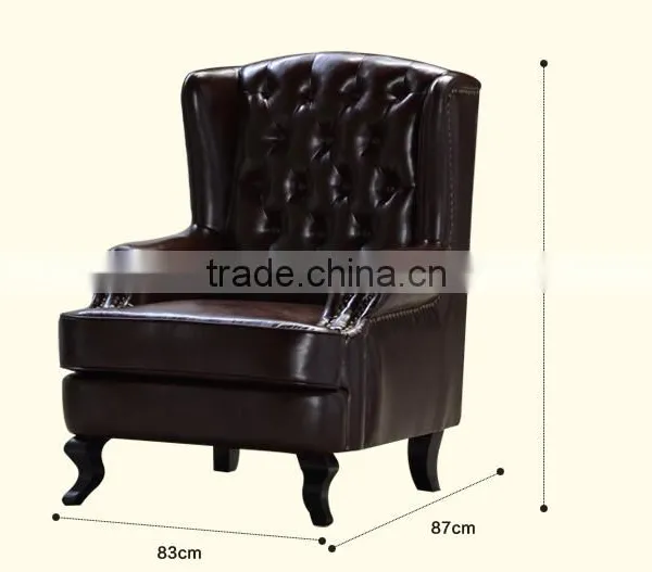 French Style Living Room Wooden Sofa Chair PFS163 photo-6