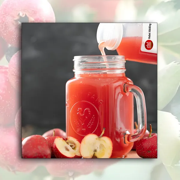 Natural Hawthorn Juice Concentrate Bulk Hawberry Juice Raw Material for Healthy Beverages and Digestive Drinks photo-2