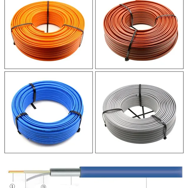 Industrial Heating Cables Self Regulating Heating Trace Cable Heating System for Pipe photo-3