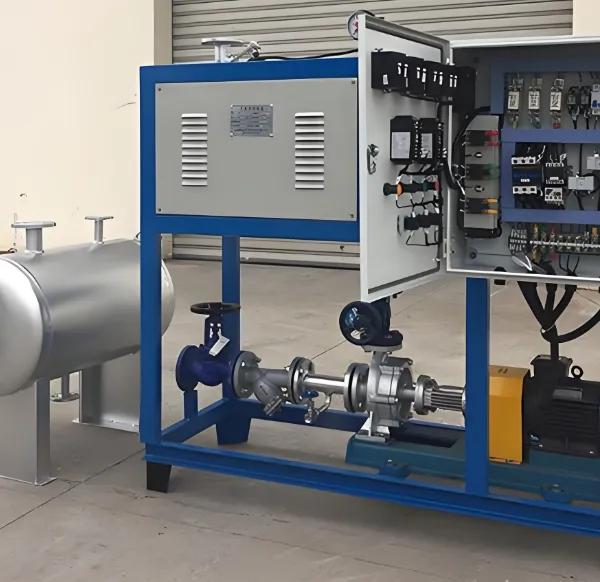 Explosion-proof Thermal Oil Heater, Industrial Organic Heat Carrier Furnace, Press Plate Heating Circulating Electric Boiler photo-3