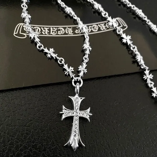 Simple Silver Color Cross Pendant Necklace Men Punk Hip Hop Metal Chain Necklaces Fashion Jewelry Accessories Gift 2026 photo-3