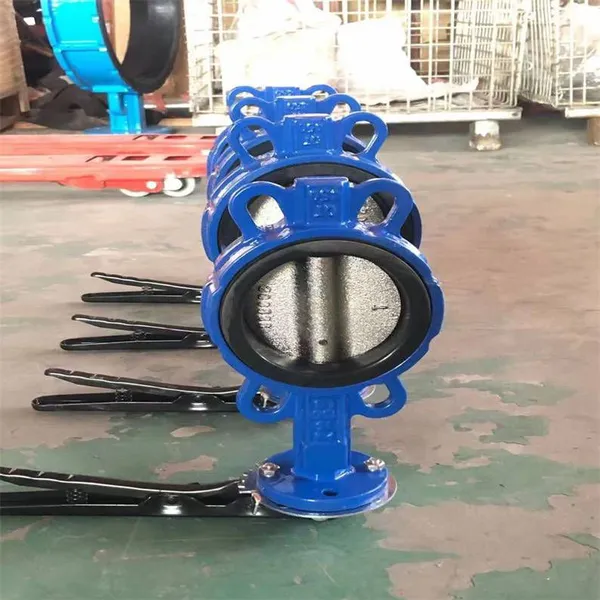 Jingdie Hugong Valve D71x Handle Soft-sealed Wafer Butterfly Valve Dn50, 100, 150 photo-2