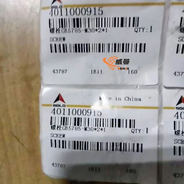SDLG Bolt 4011000915 GB5785-M302140EpZn-8.8 for LG Wheel Loader With Good Price photo-2