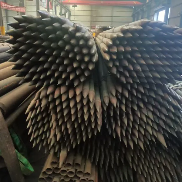 Hot Rolled Advanced Small Conduit Soil Nail Steel Pipe 108 Pointed Punched Grouting Pipe Slope Support Tunnel photo-4