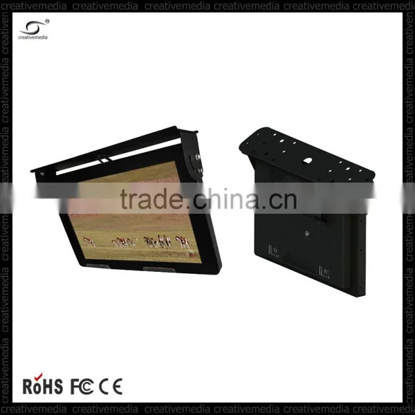 17 inch TFT LCD wifi modem bus LCD advertising with Infrared IR multi touch screen