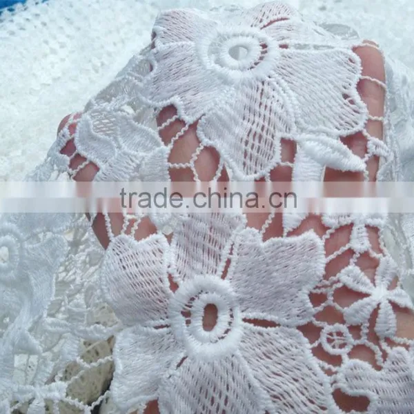 Wholesale Polyester Fabric Lace Appliques for Making Dress photo-2