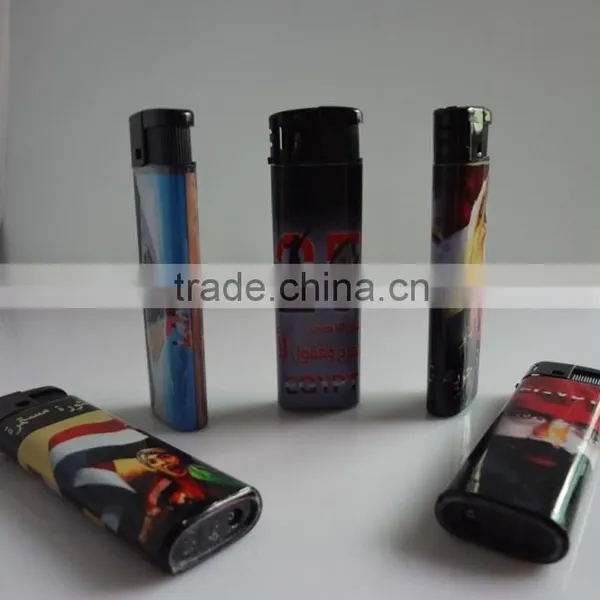 Cheap Price Electric Style Normal Flame Lighter Customized Pvc Picture Cigarette Lighter photo-2