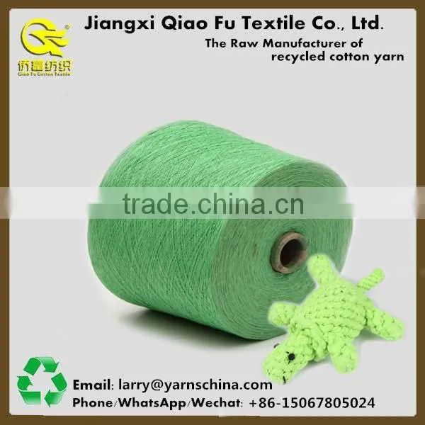 Customized Recycled Open End Polyester Blended Cotton Yarn Pet Toy Free Yarn Samples photo-5