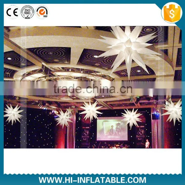 Best Choice Western Style Event Decoration Illuminated Inflatable Star With Led Light for Party,stage Decoration photo-4