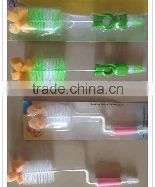 Baby Products Sponge Cleaning Bottle Brush, Wholesale Baby Feeding Bottle Cleaning Brush photo-3