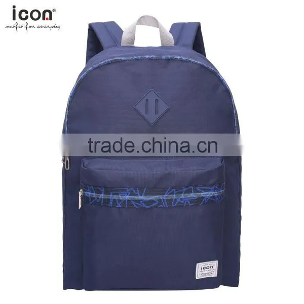 600D Polyester Backpack With Colorful Camouflage Zipper photo-2