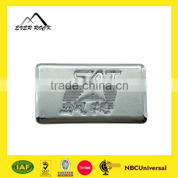 Hot Selling New Fashion Square Popular Bag Accessory Metal Label in China photo-2