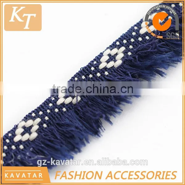 2016 Hot-sale Korean Ethnic Style Polyester Fringe Trim for Garment Decoration photo-4
