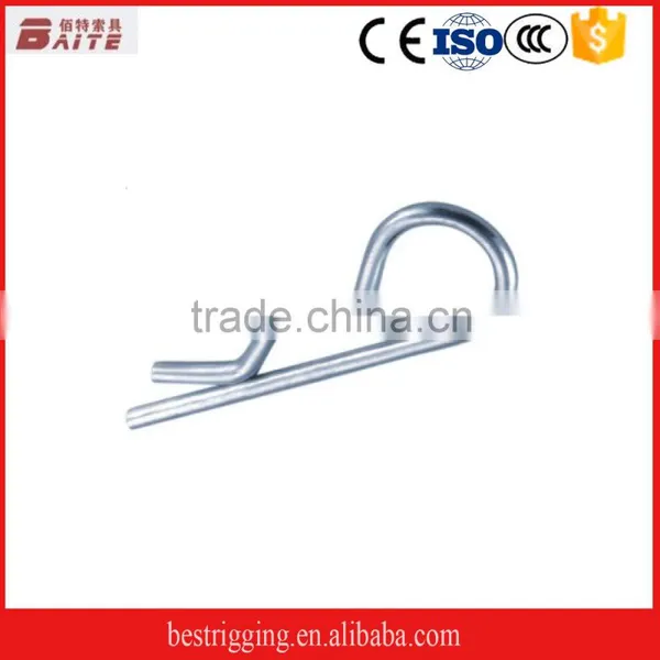 HARDWARE RIGGING ZINC PLATED R TYPE HAIR PIN photo-2