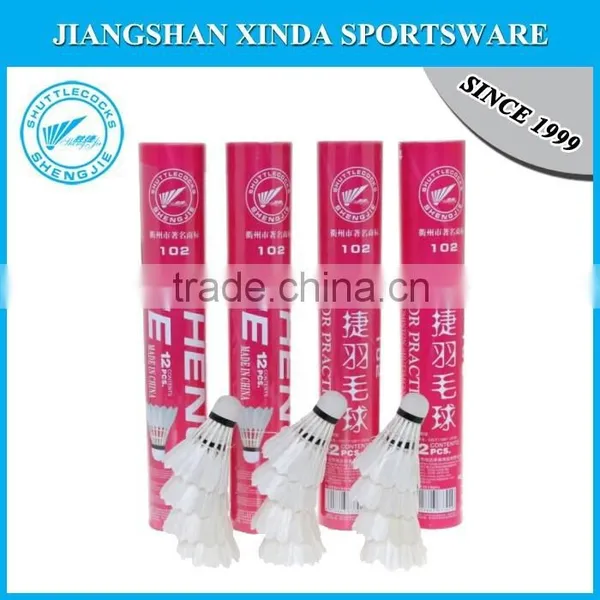 Duck Feather Low Price Badminton Shuttlecock Hot Sale photo-6