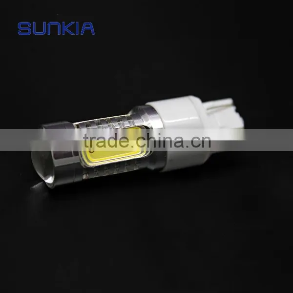 High Performance 12V 7443 W21/ 5W High Bright 7.5w Wedge Car Brake Stop Reverse Turn Signal LED Bulb White photo-6