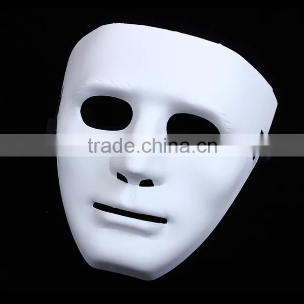 Cheap Wholesale White Green Plastic PVC Dance JabbaWockeeZ Mask for Men photo-6