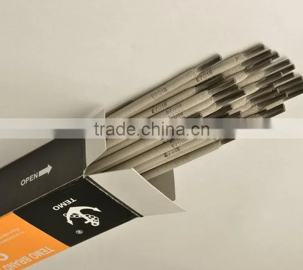TEMO BRAND WELDING ELECTRODES ER7018 BRIDGE WELDING ELECTRODE HIGH QUALITY