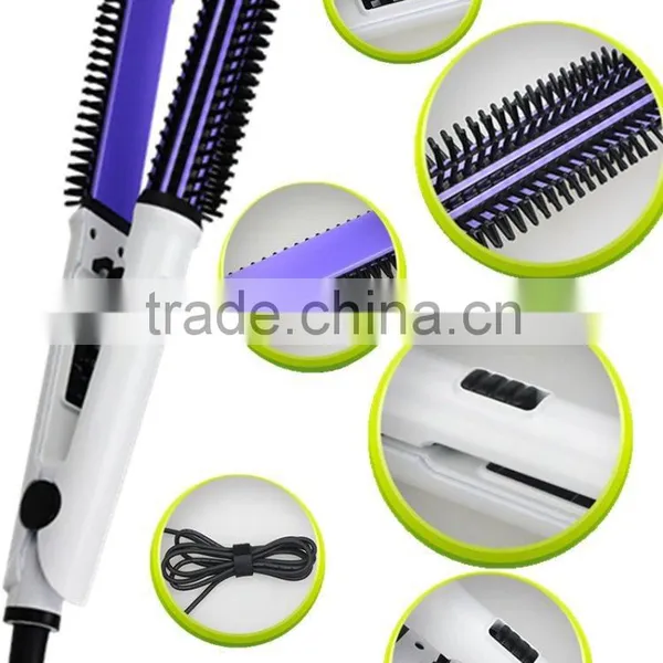 Hot and New Hair Style Tools Combine With Comb and Hair Straightener Function photo-2