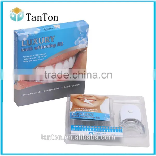 2016 Newest Luxuary Fda Approved Laser Teeth Bleaching System Home Teeth Whitening Home Kit photo-2