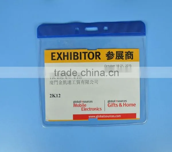 ID Badge Holder, Plastic Badge Holder, PVC Card Holder Quality Choice photo-4
