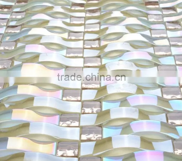 GT004 300X300mm Foshan Factory New Design Hot Style Curved Border Tile photo-2