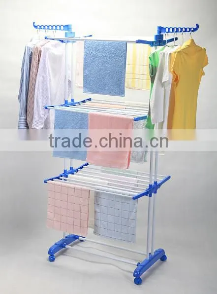 Multifunctional Three Layer Cloth Dryer Rack Clothes Hanger Clothes Dryring Rack BS-8031
