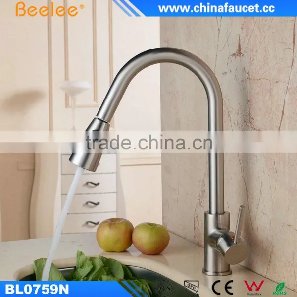 China UPC Pull Out Kitchen Faucet Water Sink Tap Wash Basin Faucet photo-2