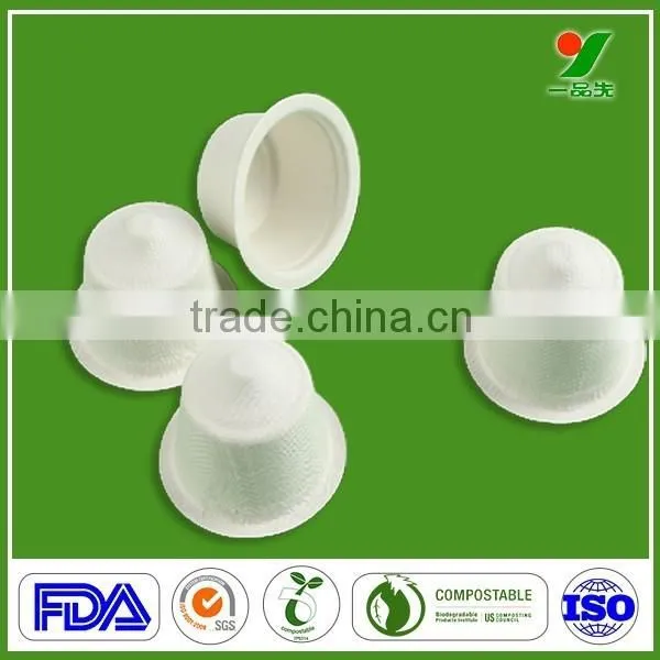 Eco Friendly Sugar Cane Fiber OEM/ODM Disposable Paper Pulp Tray White Color photo-4