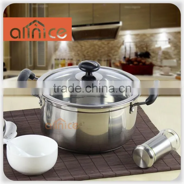 Hot sell America style classical stainless steel non-magnetic electric stockpot 24cm