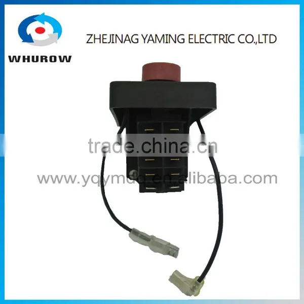 Ignition Momentary Press Push Button Switch YCZ6 Emergency Stop FWD-RE 2 Wires 16 Pin IP55 Protective Cover Waterproof photo-3