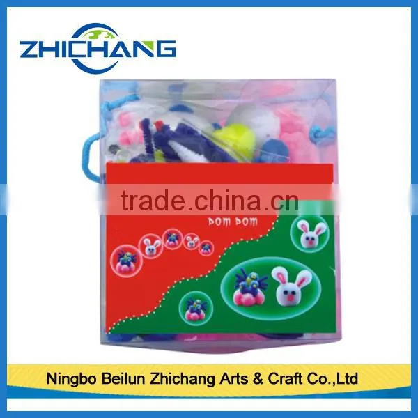 EVA Crafts Kits Including Pompoms,chenlile