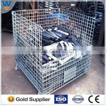 Zinc Plated Steel Welded Wire Mesh Pallet Cage photo-2