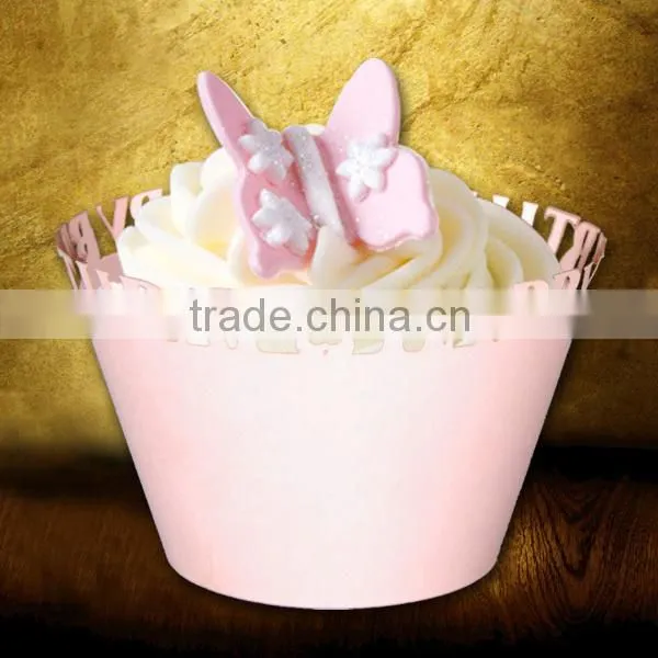 2016 New Arrival 250g Paper Card Baby Shower Favor Cupcake Wrapper photo-4