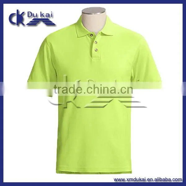 top quality custom design cotton pique tee shirt
