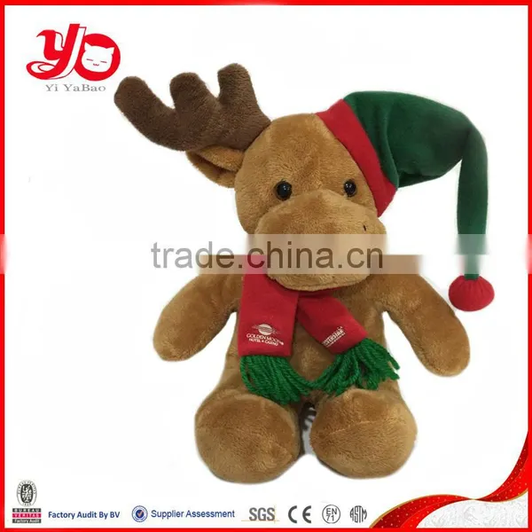 Custom Plush Christmas Reindeer Toy, Stuffed Plush Christmas Raindeer Toys photo-6