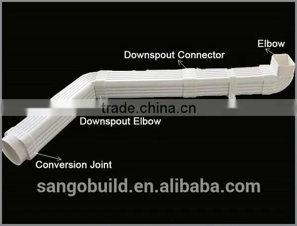 .New South Africa PVC Rain Gutter /PVC Rain Water Collector for Hot Sale photo-3