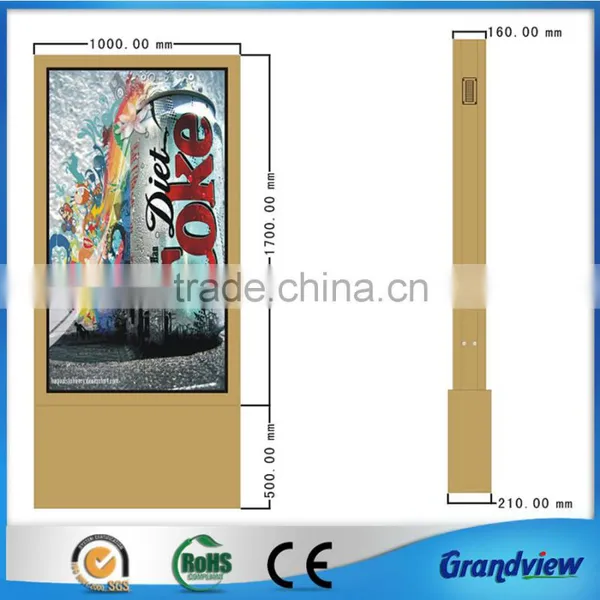 Outdoor Steel LED Advertising Scrolling Light Box