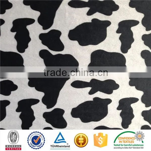 Wholesale 100% Polyester Animal Print Velour Fabric photo-4