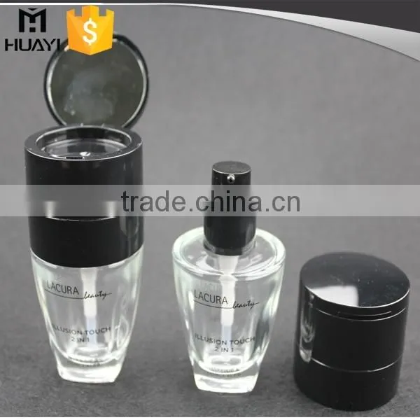30ml Cosmetic Glass Lotion Bottle With Pump,empty Body Lotion Bottle,make Up And Concealer Glass Lotion Bottle With Mirror Quality Choice photo-4