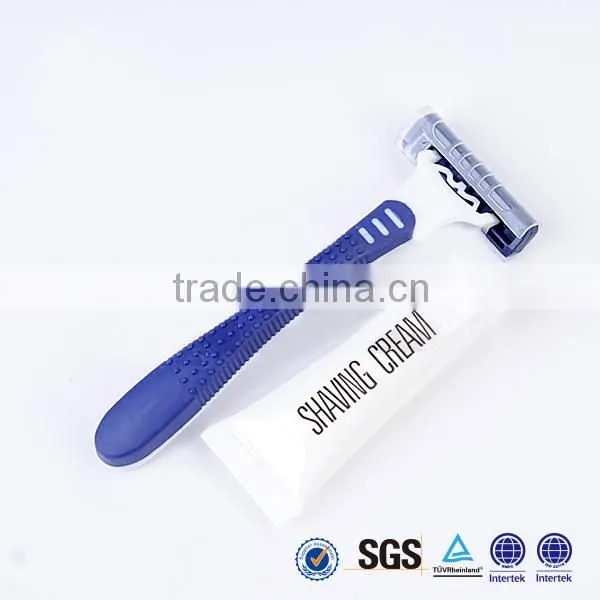 For 5 Star Hotel Disposable Razor Shaving Cream Kits in Large Stock/disposable Toiletry Kit Razor