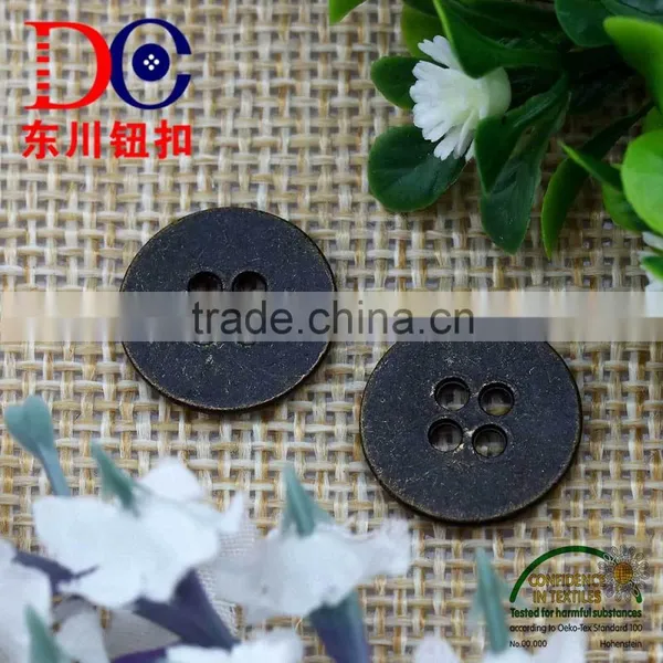 Zinc Alloy Metal 4 Holes Sewing Button for Baby Clothing photo-3