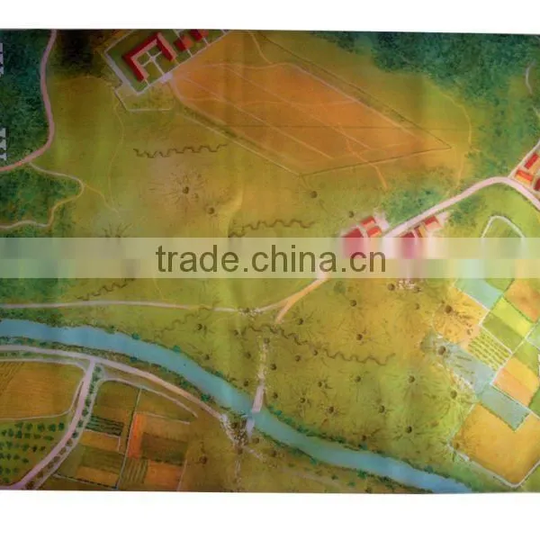 Natural Rubber Foam Cloth or EVA + PVC/PP Wall World Map Mat photo-2