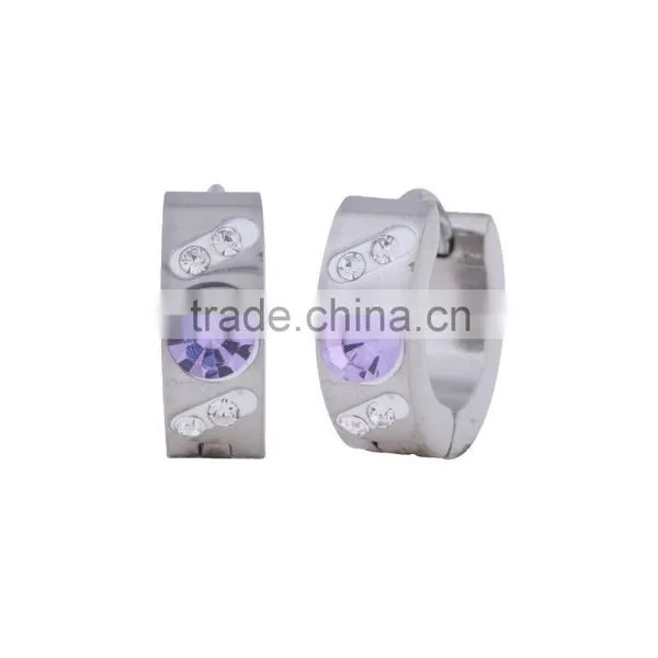 Good Price Various Style Fashion Unisex Stainless Steel Hoop Huggies Ear Stud Earring photo-2