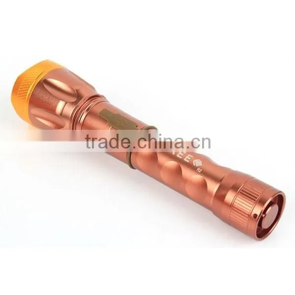6614 Aluminum Rechargeable Output 18650 Emergency USB Mobile Flashlight Power Bank photo-3